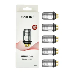 Smok Vape Pen Coil - Pack of 5 Coils (Compatible with All Smok Vape Pen 22 & Vape Pen V2 Models)