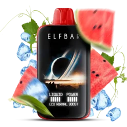 ELF BAR MOON LIGHT 40K PUFFS - WATERMELON ICE – 5% Nic – Type C Rechargeable