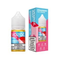 VOZOL SALT NIC - STRAWBERRY ICE CREAM - 30ML